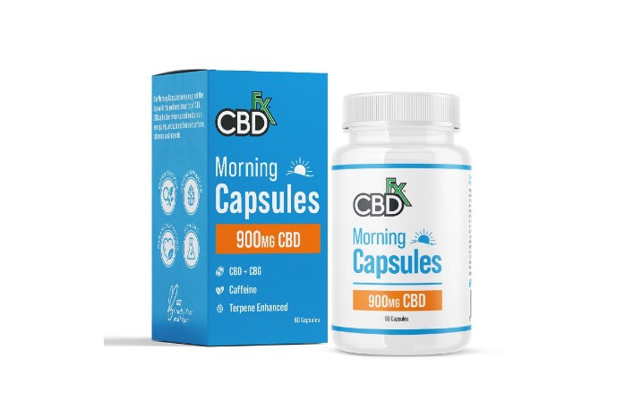 CAPSULE CBDfx CBD CBG Morning Capsules