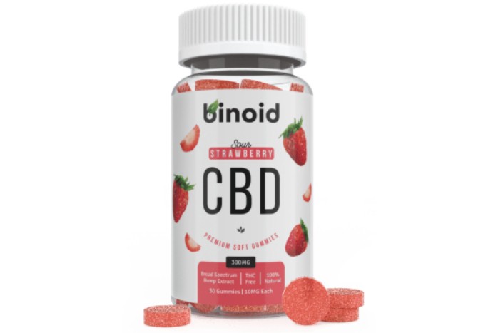 Gummies Binoid Gummies Sour Strawberry